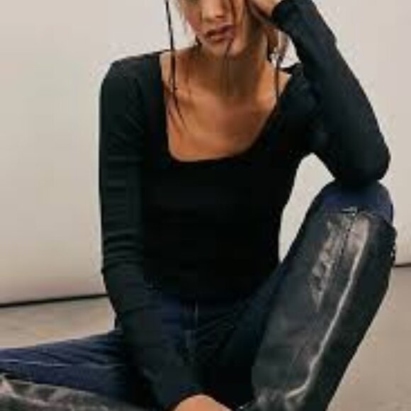 Free People Tops - Free People We The Free Hummingbird Long-Sleeve Top NWT *